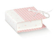 Scotton Book Box Sugared Almonds Holder 70 x 60 x 25 Mm Bloom Pink 10 Pcs