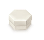 Scotton Hexagon Box with Divider 110 x 60 Mm White 10 Pcs