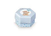 Scotton Hexagon Box Little Bear 60 X 40 Mm Blue 10 Pcs