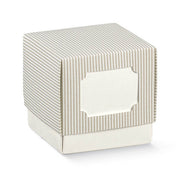 Scotton Fleur Millerighe Dove Grey Box 70 x 70 x 70 Mm 10 Pcs