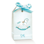Scotton Box Tag 55 x 35 x 100 Mm Blue Horse 10 Pcs