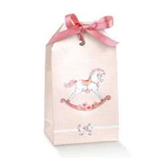 Scotton Box Tag 55 x 35 x 100 Mm Pink Horse 10 Pcs