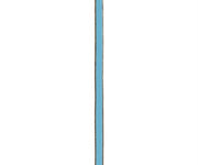 Scotton Cord Eco-leather H 3 Mm L 50 Mt Blue Gold