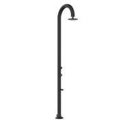 SINED Luna Alu Black Aluminum Shower Double Water Connection Shower Head Iswitch and Thermometer Black