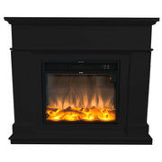 SINED Mpc Camino Pienza Floor Fireplace Composed of Frame and Electric Burner 1500w Black
