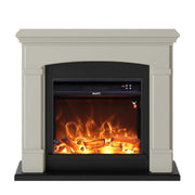 SINED Mpc Siena Fireplace Floor Fireplace With 1500w Burner Real Flame Effect Led Beige