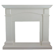 SINED Mpc Cetona Fireplace Frame White White Cetona Fireplace Frame White