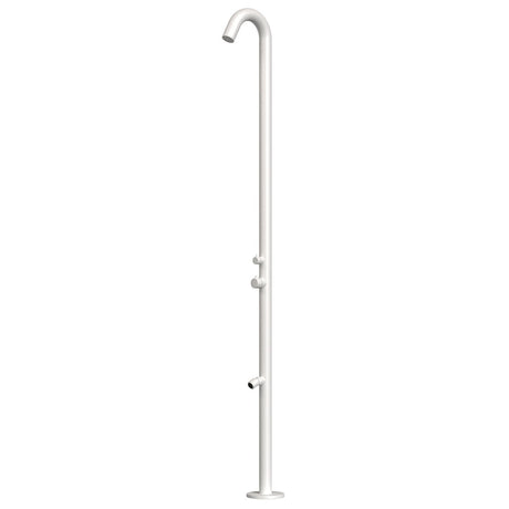 immagine-1-sined-quartu-doccia-per-esterni-in-acciaio-316l-soffione-e-lavapiedi-h-2289-cm-inox-bianco-opaco-ean-8025431152977