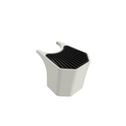 SINED Tritone Bucket Water Fountain White Polyethylene