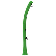 SINED Solar Heated Shower Curved In HD Polyethylene With Green Foot Washer