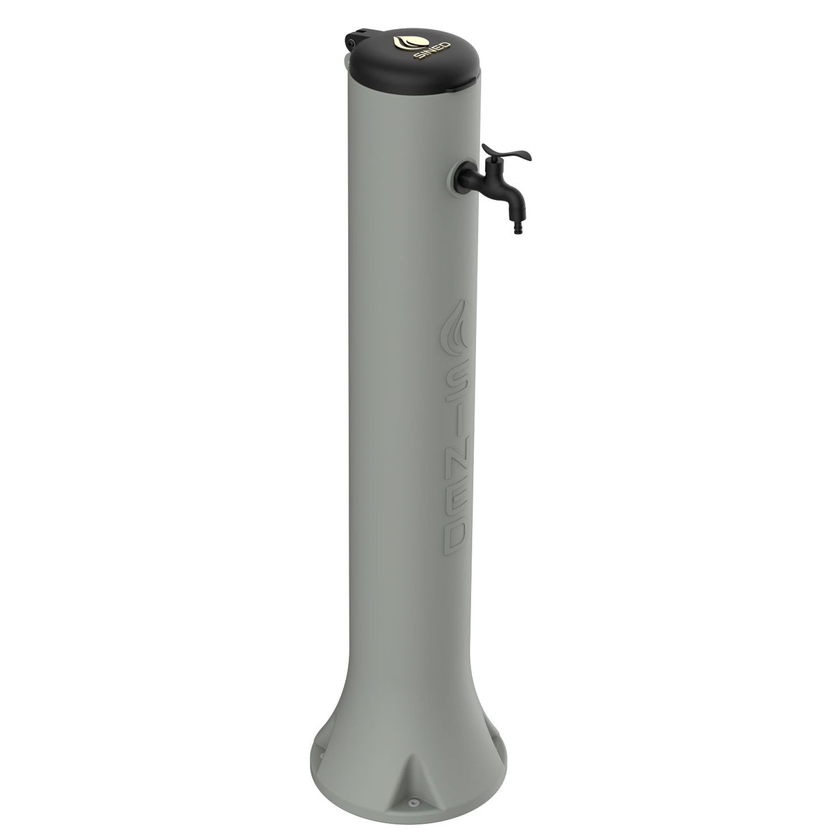 immagine-1-sined-tritone-fontanella-da-giardino-in-hdpe-con-gancio-portagomma-h-100-cm-tortora-ean-8025431017924