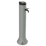 SINED Tritone Garden Fountain HDPE Dove Grey 100 cm