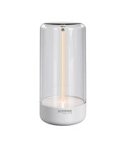 Sompex Pulse Rechargeable Table Lamp H 14.5 Cm D 7 Cm White