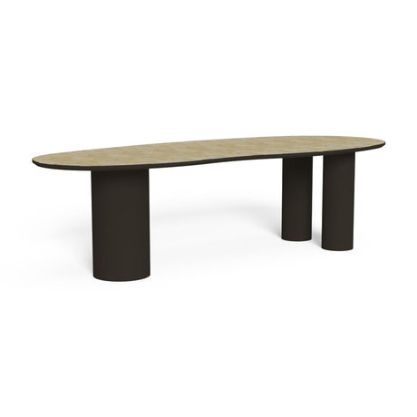 talenti talenti tavolo rettangolare james 260 x 105 cm mokka beige