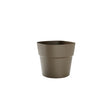 Vaso quadrato angoli stondati in plastica riciclata 100%, -30°÷+60°C. TeraPlast Andromeda 38 Sand, 38×38×H35 cm. Acquista ora. ean-8051560259072