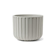 teraplast teraplast vaso echo rigato 50 sovrapponibile resina silver fog ean 8051560280328