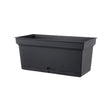  Fioriera lunga in resina UV per bordi piscina e terrazze. TeraPlast Aqua 98 Cenere Antracite, 98×47×H43 cm, –30°/+60°C, 100% riciclabile ean-8051560027596