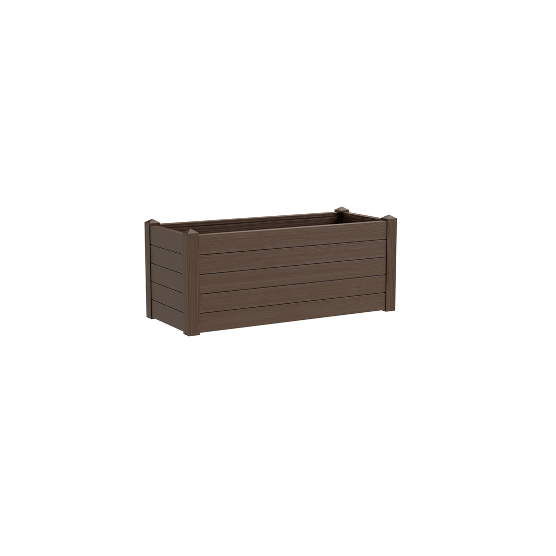 Fiorera 002 moka rettangolare grande con trama - 100 x 40 x 42 cm ean 8051560244252