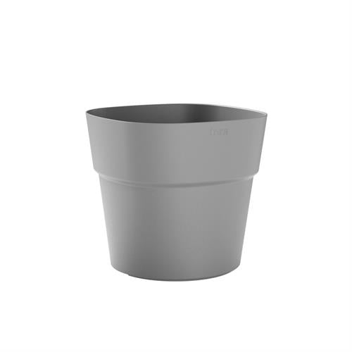 Vaso da esterno Ø58×H47 cm Fog Grey grigio chiaro, plastica riciclata 100%. Resistente da −30° a +60°C ean 8051560259218