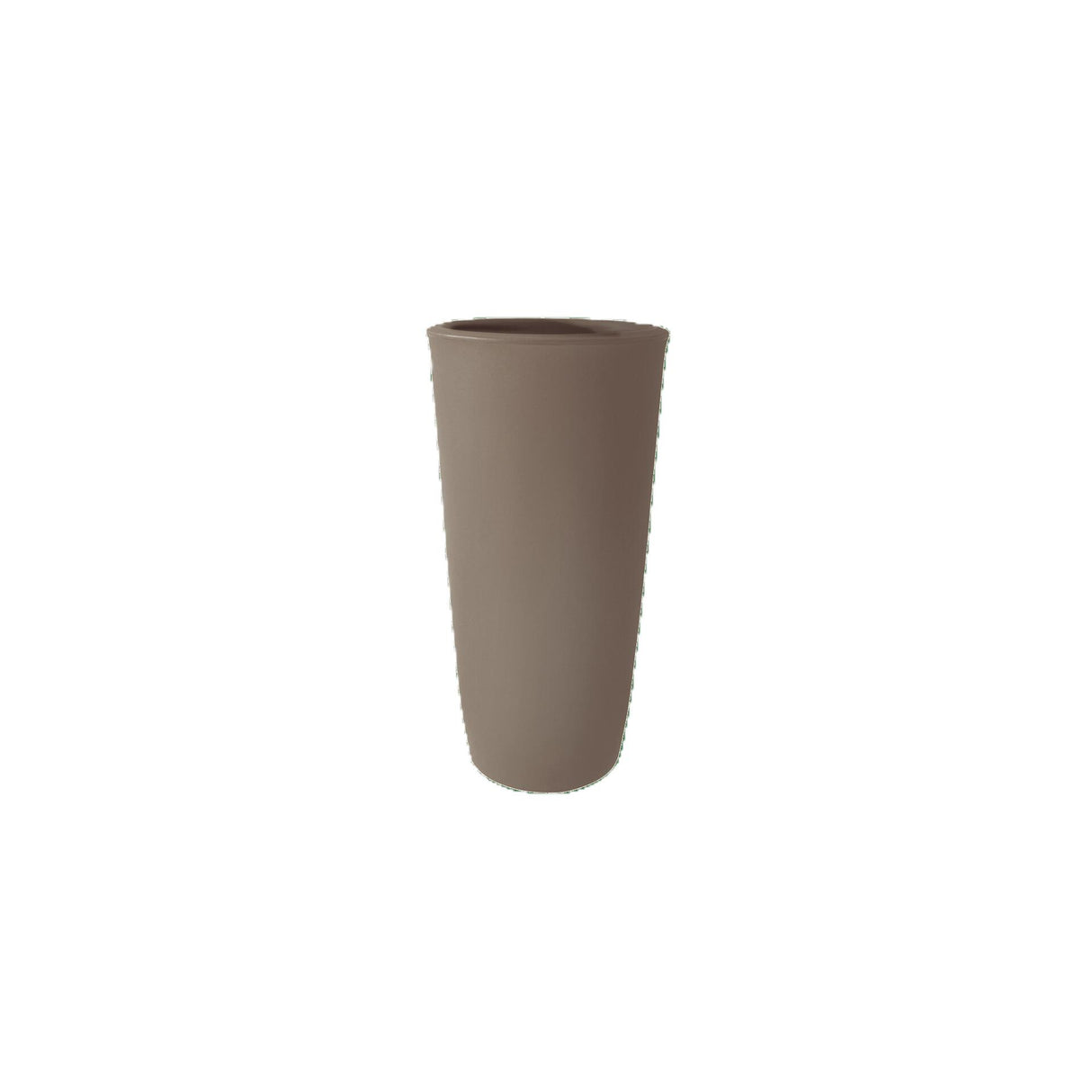 Arreda con il vaso colonna TeraPlast Dafne 50 Cappuccino, resina riciclabile Ø50×H99 cm, 46 lt, indoor/outdoor. Design slanciato.