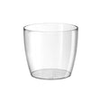Vaso rotondo trasparente lucido in plastica riciclabile, Ø18×H16 cm, 3,3 L. TeraPlast Madeira Luxy, UV, antimuffa, −30°/+60°C ean-8051560030961