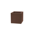 Arreda con il vaso cubo TeraPlast Schio Cubo 40 Bronzo, resina riciclabile 40×40×H40 cm, UV e gelo –30/+60 °C. Design geometrico.