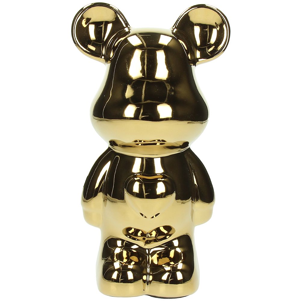 tognana tognana orso salvadanaio home decor bear h 27 cm ceramica oro ean 8056444012545