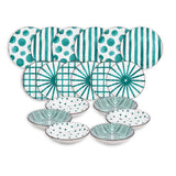 tognana tognana servizio tavola moon teal mirage 18 pz porcellana verde ean 8056444554571