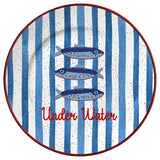 tognana tognana sottopiatto righe serving summer time 33 cm decorativo polipropilene azzurro ean 8056444550399