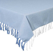 Tognana Chambray Textile Tablecloth 150 x 300 Cm Blue