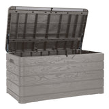 toomax toomax baule multiuso dolomiti 500 effetto legno contenitore in plastica resistente uv con pistoni pneumatici ean 8009371018739
