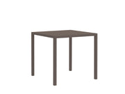 Vermobil Quadris Metal Square Table 80 x 80 cm H 75 cm Bronze