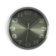 Versa Wall Clock D 30 cm Green Aluminum