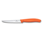 Victorinox Steak / Pizza Knife 12 Cm Blade Swiss Classic Orange Handle 1 Pc