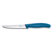 Victorinox Steak / Pizza Knife 12 Cm Blade Swiss Classic Blue Handle 1 Pc
