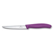 Victorinox Steak / Pizza Knife 12 Cm Blade Swiss Classic Purple Handle 1 Pc