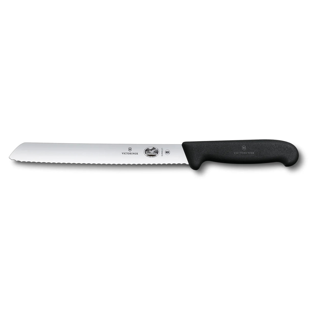 victorinox victorinox coltello da pane lama 21 cm manico fibrox nero ean 7611160506016