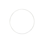 Wicker Box Metal Ring D 20 Cm White