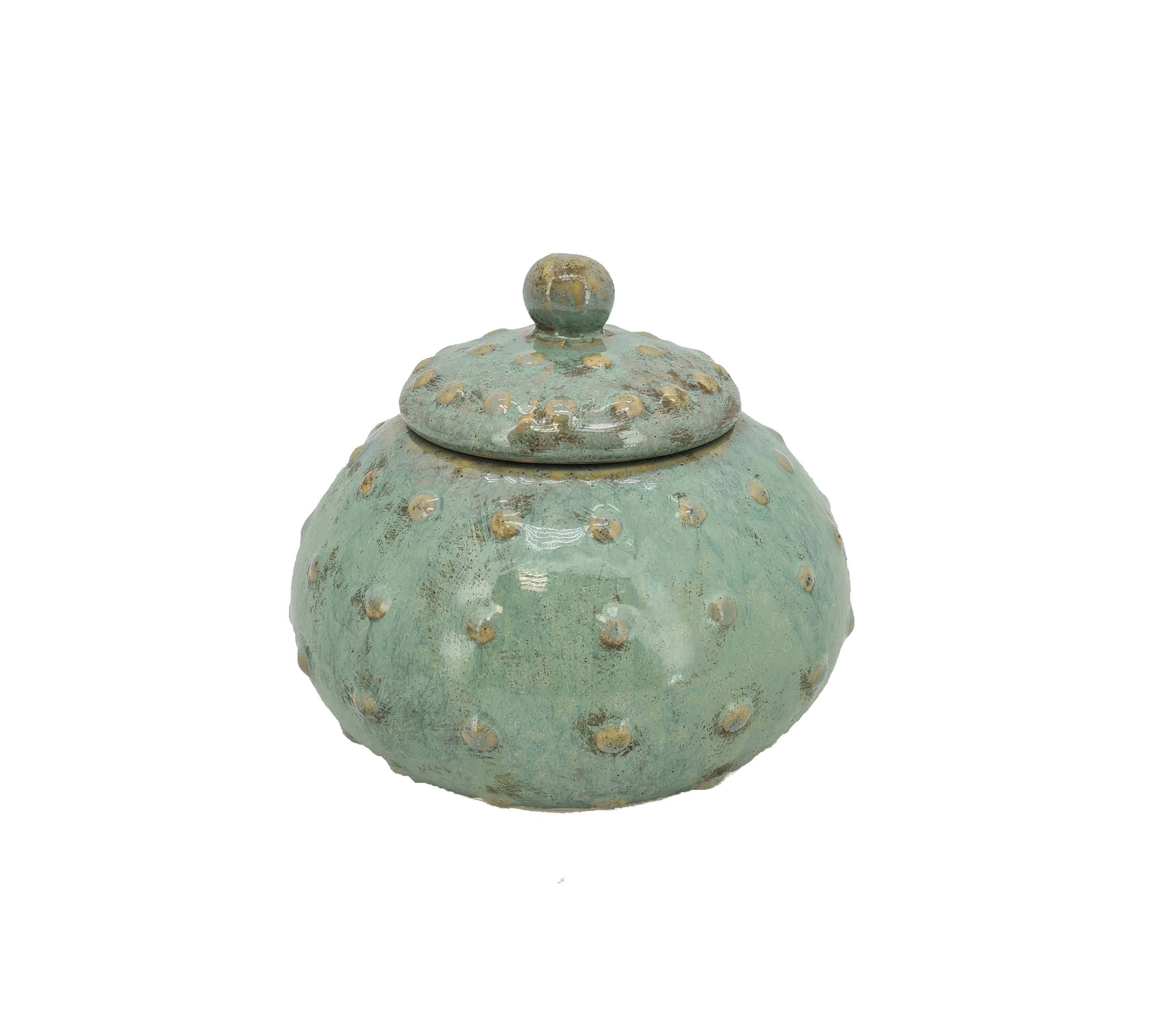 immagine-1-vimin-box-srl-urna-ceramica-verde-acqua-fiori-rilievo-d-18-cm-h-15-cm-ean-8056146051477