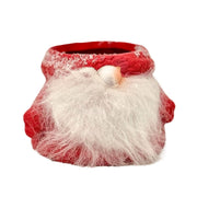 Vimin Box Vase Caspò Gnome with Arms and Beard D 7 Cm L 11 Cm L 10 Cm Red