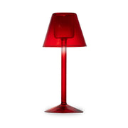 WD LifeStyle Tealight Candle Holder Borosilicate Glass H 22 Cm Red