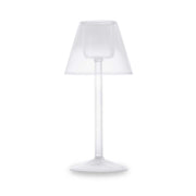 WD LifeStyle Tealight Candle Holder Borosilicate Glass H 22 Cm Transparent