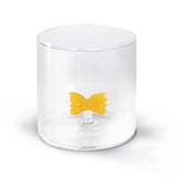 wd lifestyle wd lifestyle bicchiere vetro borosilicato cc 250 ml decoro pasta farfalla ean 8055035680569