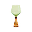 wd lifestyle wd lifestyle calice per gin tonic in verto base effetto diamante arancione verde ean 8055035684000