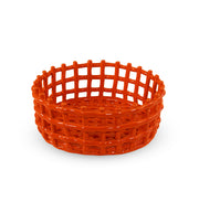 WD LifeStyle Orange Stoneware Centrepiece Basket