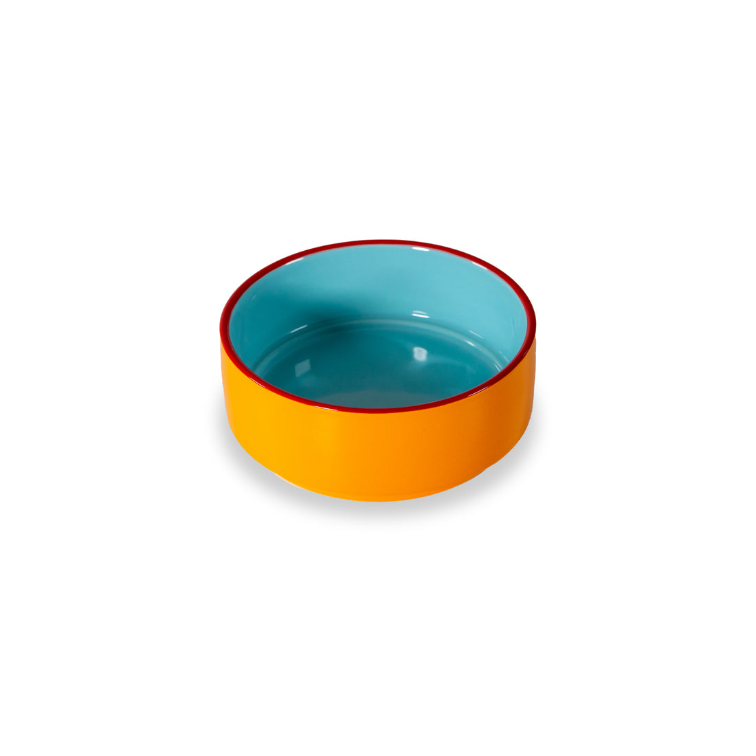 wd lifestyle wd lifestyle ciotola acqua d 12 cm arancione celeste ean 8055035683119