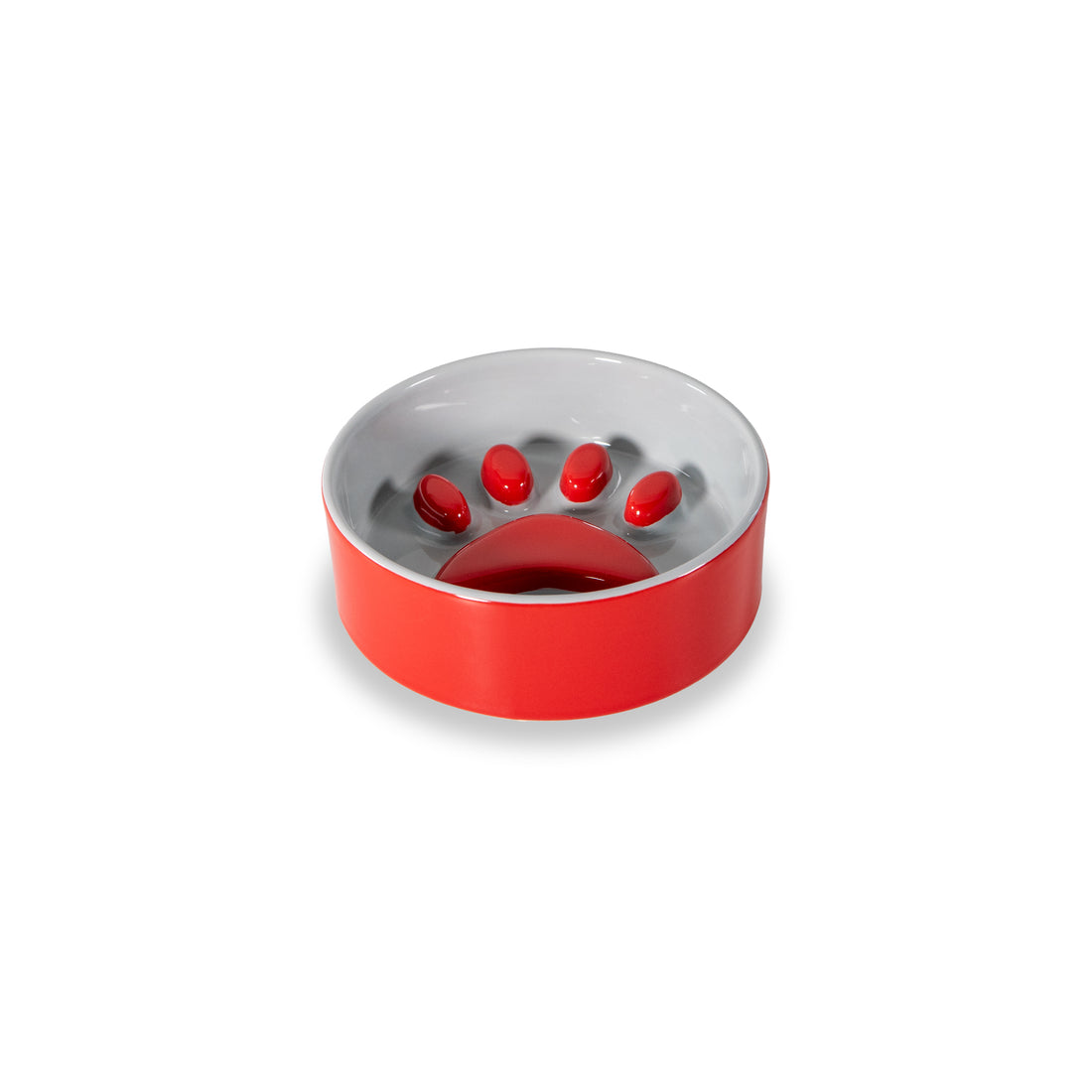 wd lifestyle wd lifestyle ciotola zampa cat d 12 cm rosso grigio ean 8055035683065