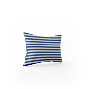 WD LifeStyle Inflatable Pillow with Pillowcase 35 x 25 cm in Blue Microfiber