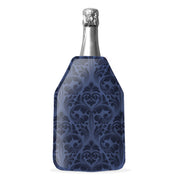 WD LifeStyle Soft Wine Cooler 15.5 x 22.5 x 2 cm Blue Damask