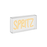 wd lifestyle wd lifestyle insegna neon con cornice in plexiglass 23 x 13 cm decoro spritz ean 8055035681658